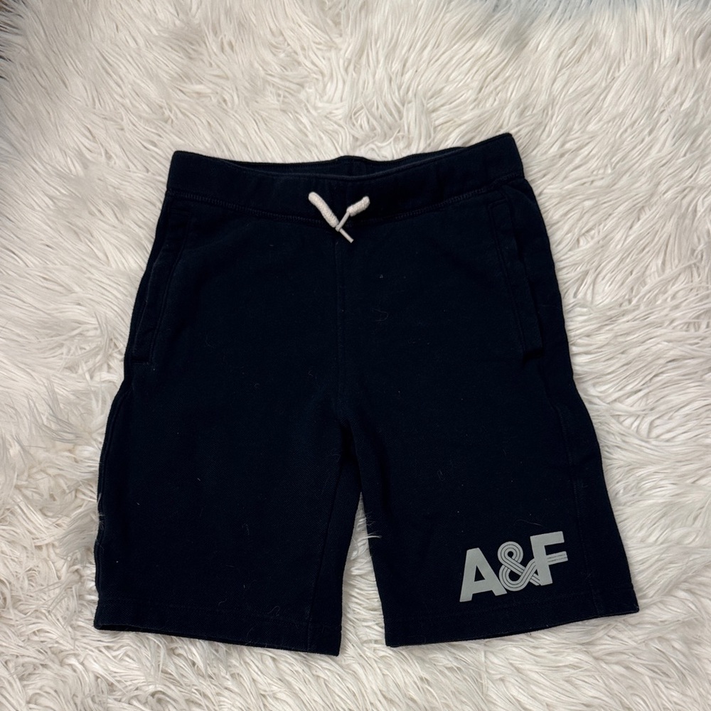 Boys Abercrombie navy Shorts